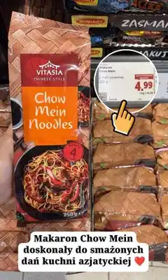 Lidl Makaron Chow Mein Vitasia oferta