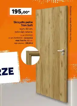 Bricoman Skrzydło drzwiowe pełne Trim Soft oferta