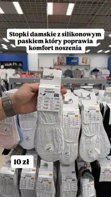 Pepco Stopki damskie z silikonowym paskiem Pepco Women oferta