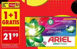 Biedronka Kapsułki do prania Ariel Allin1 Pods Color Stain & Odour oferta