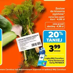 Carrefour Zestaw do kiszenia Carrefour oferta