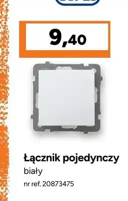 Bricoman Łącznik pojedynczy Ospel Seria AS biały oferta