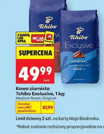 Biedronka Kawa ziarnista Tchibo oferta