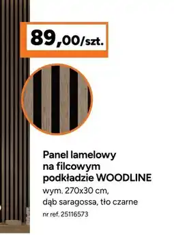 Bricoman Panel lamelowy na filcowym podkładzie Woodline oferta