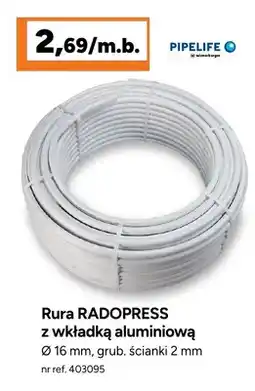 Bricoman Rura RADOPRESS z wkładką aluminiową Pipelife oferta