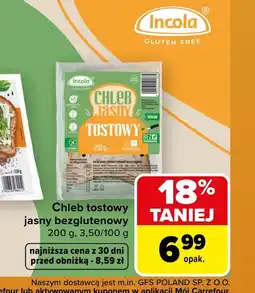Carrefour Chleb tostowy Incola oferta