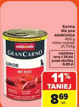 Carrefour Market Karma dla psa Animonda oferta