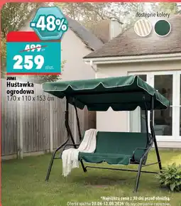 Biedronka Huśtawka ogrodowa Jumi oferta