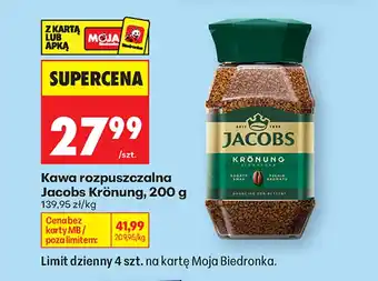 Biedronka Kawa rozpuszczalna Jacobs oferta