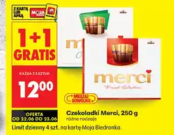 Biedronka Czekoladki Merci oferta