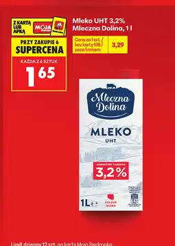 Biedronka Mleko Mleczna Dolina oferta