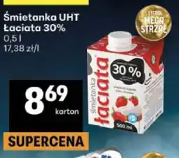 Delikatesy Centrum Śmietanka UHT Łaciata 30% oferta