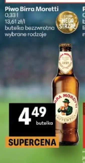 Delikatesy Centrum Piwo Birra Moretti oferta