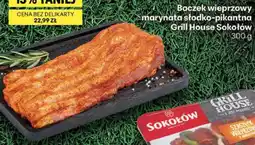 Delikatesy Centrum Boczek wieprzowy marynata słodko-pikantna Grill House Sokołów oferta