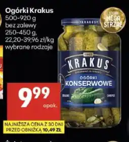Delikatesy Centrum Ogórki Krakus oferta
