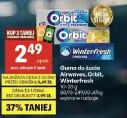 Delikatesy Centrum Guma do żucia Airwaves, Orbit, Winterfresh oferta