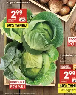 Delikatesy Centrum Kapusta wczesna oferta