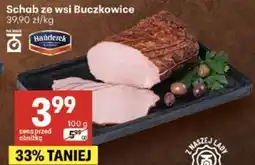 Delikatesy Centrum Schab ze wsi Buczkowice Hańderek oferta