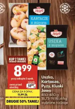 Delikatesy Centrum Uszka, Kartacze, Pyzy, Kluski Jawo oferta