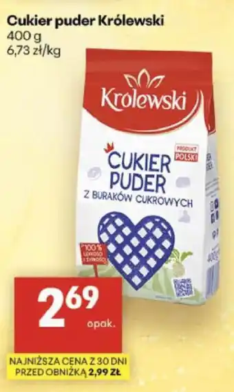 Delikatesy Centrum Cukier puder Królewski oferta