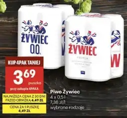 Delikatesy Centrum Piwo Żywiec oferta
