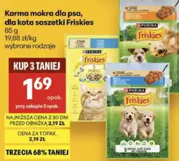 Delikatesy Centrum Karma mokra dla psa, dla kota saszetki Friskies oferta