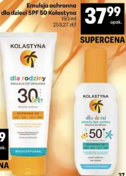 Delikatesy Centrum Emulsja ochronna dla dzieci SPF 50 Kolastyna oferta