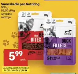 Delikatesy Centrum Smaczki dla psa Nutridog oferta