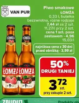 Carrefour Market Piwo smakowe ŁOMŻA oferta
