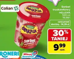 Carrefour Market Sorbet truskawkowy HELLENA oferta
