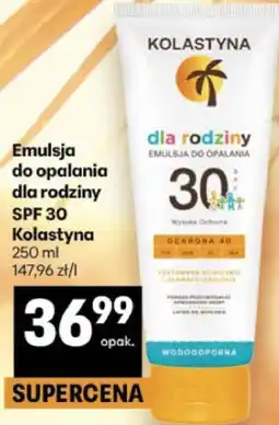 Delikatesy Centrum Emulsja do opalania dla rodziny SPF 30 Kolastyna oferta