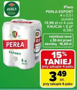 Carrefour Piwo Perła Export oferta