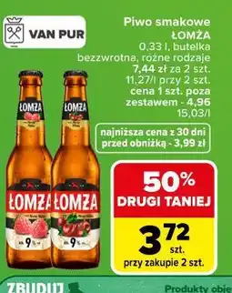 Carrefour Piwo smakowe ŁOMŻA oferta