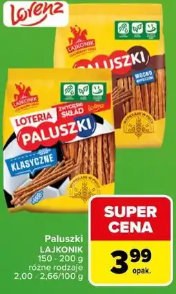 Carrefour Market Paluszki Lajkonik oferta