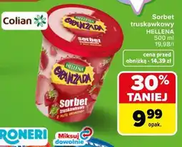 Carrefour Sorbet truskawkowy HELLENA oferta