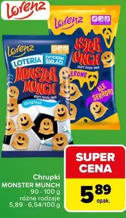 Carrefour Market Chrupki Monster Munch oferta