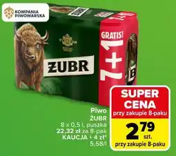 Carrefour Piwo Żubr oferta