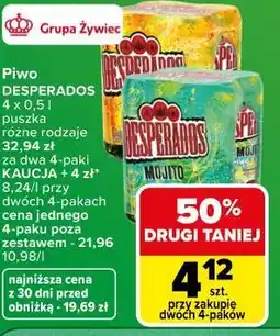 Carrefour Market Piwo DESPERADOS oferta