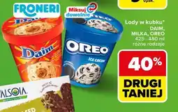 Carrefour Lody w kubku Daim, Milka, Oreo oferta