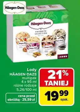 Carrefour Market Lody Häagen-Dazs multipak oferta