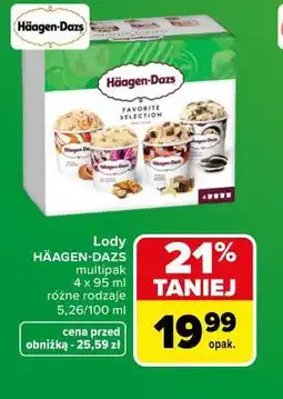 Carrefour Lody Häagen-Dazs multipak oferta