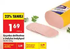 Biedronka Szynka delikatna z indyka Indykpol oferta