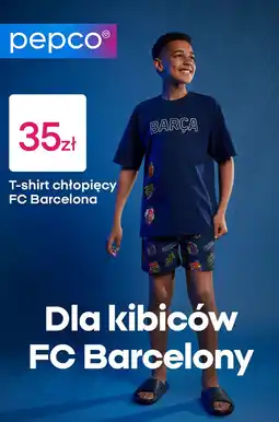 Pepco T-shirt chłopięcy FC Barcelona oferta