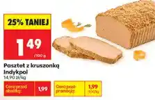 Biedronka Pasztet z kruszonką Indykpol oferta