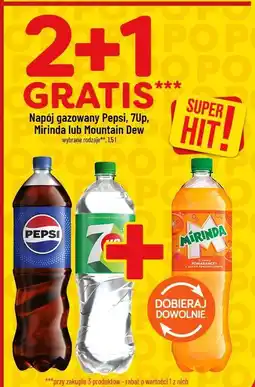 Polomarket Napój gazowany Pepsi, 7Up, Mirinda lub Mountain Dew oferta