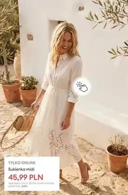 Sinsay Sukienka midi oferta