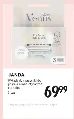 Rossmann Wkłady do maszynki do golenia okolic intymnych dla kobiet Gillette Venus Satin Care 3-pak oferta