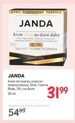 Rossmann Krem do twarzy Janda Czarna Róża 70+ na dzień oferta