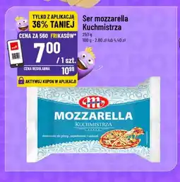 Polomarket Ser mozzarella Kuchmistrz Mlekpol oferta