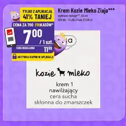 Polomarket Krem do twarzy Ziaja Kozie Mleko 1 nawilżający oferta